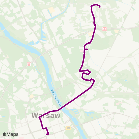 ZTM Warszawa Grodzisk – Dw. Centralny map