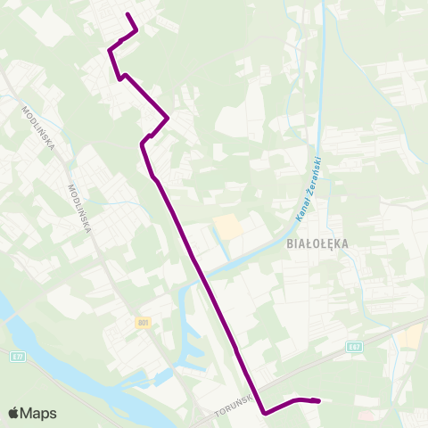 ZTM Warszawa Metro Bródno – Choszczówka map