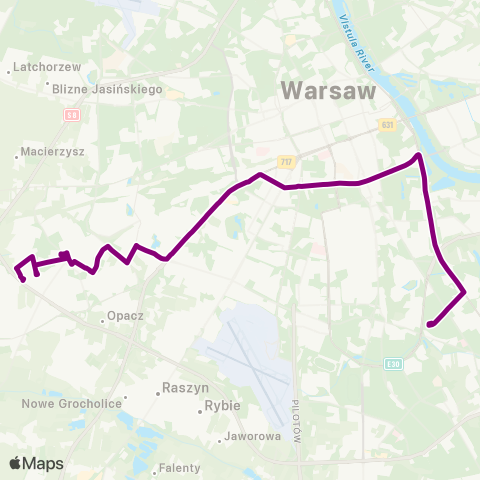 ZTM Warszawa Ursus-Niedźwiadek – Stegny map