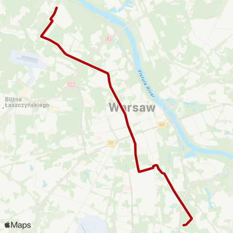 ZTM Warszawa Nowe Bemowo – Stegny map