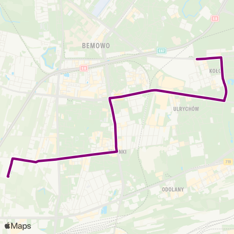 ZTM Warszawa Koło – Jana Heweliusza map