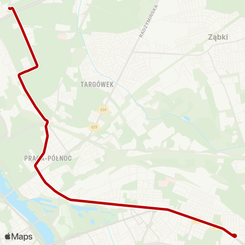 ZTM Warszawa Annopol – Gocławek map