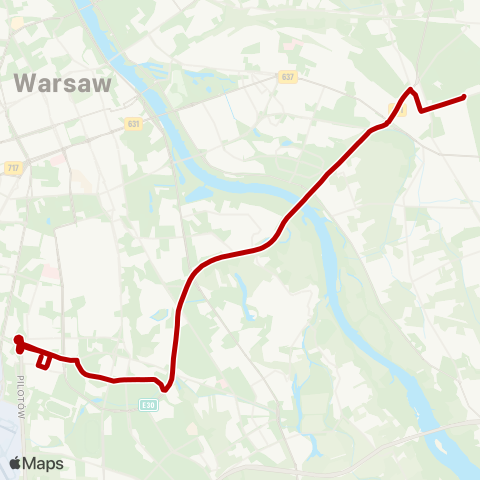 ZTM Warszawa Wynalazek – Marysin map