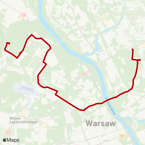 ZTM Warszawa Cm. Północny - Brama Zach. – Bródno - Podgrodzie map