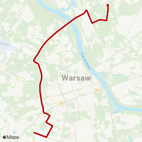 ZTM Warszawa Instalatorów – Bródno - Podgrodzie map