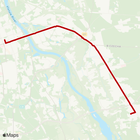 ZTM Warszawa Falenica – Emilii Plater map