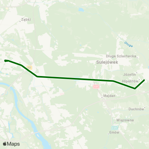 ZTM Warszawa PKP Halinów – Wiatraczna map