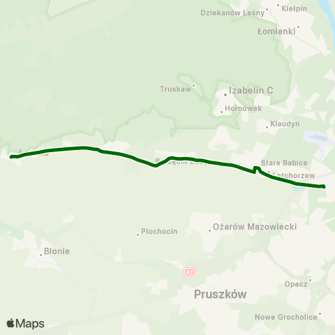 ZTM Warszawa Leszno – Metro Bemowo map