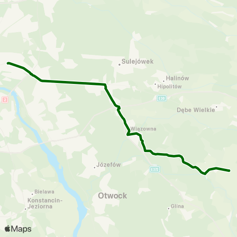 ZTM Warszawa Rzakta – Wiatraczna map