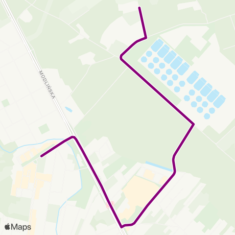ZTM Warszawa Winnica – Dom Samotnej Matki map