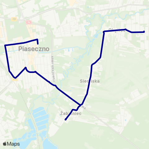 ZTM Warszawa Piaseczno Zgoda – Konstancin-Jeziorna Pańska map