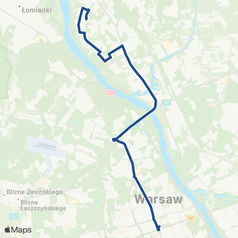 ZTM Warszawa Nowodwory – Dw. Centralny map