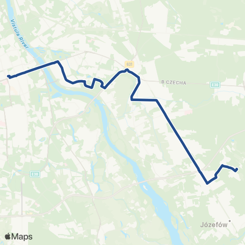 ZTM Warszawa Aleksandrów – Dw. Centralny map