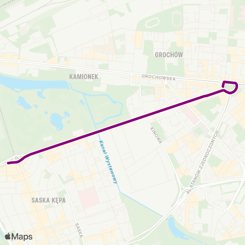 ZTM Warszawa Wiatraczna – Rondo Waszyngtona map