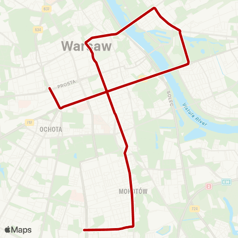 ZTM Warszawa Rondo Daszyńskiego – Wiatraczna map