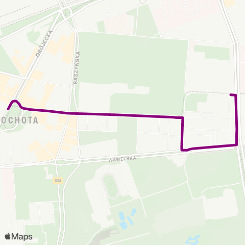 ZTM Warszawa Nowowiejska – Pl. Narutowicza map