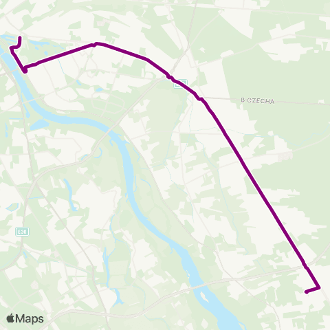 ZTM Warszawa Falenica – Metro Stadion Narodowy map