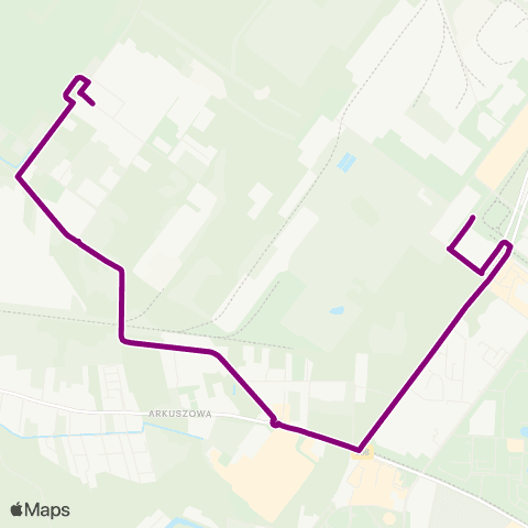 ZTM Warszawa Cm. Północny - Brama Gł. – Metro Młociny map