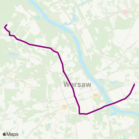 ZTM Warszawa Cm. Północny - Brama Gł. – Wiatraczna map