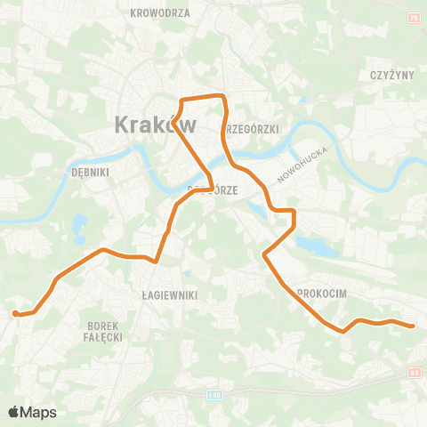 ZTP Kraków  map