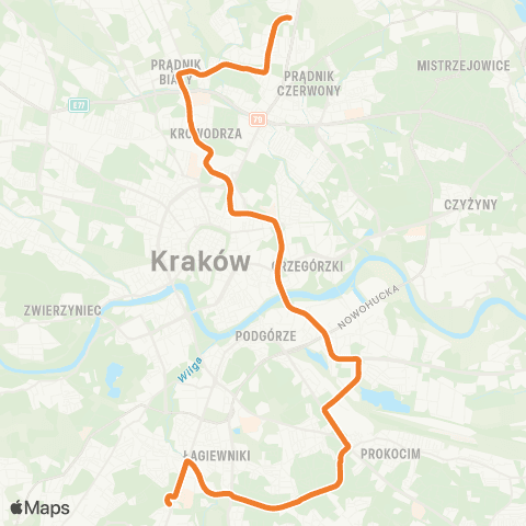 ZTP Kraków  map