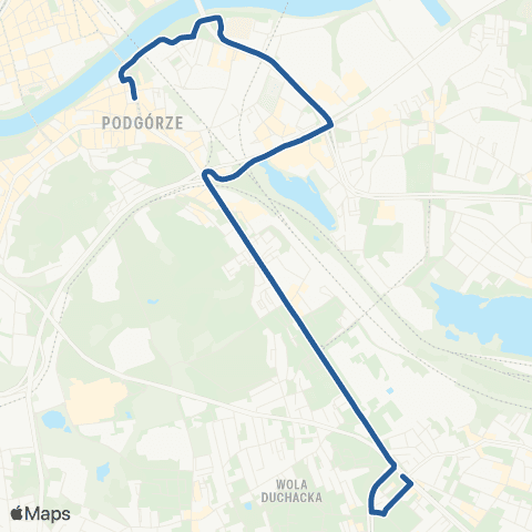 ZTP Kraków 703 map