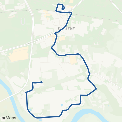 ZTP Kraków Czyżyny Dworzec ↔ Galicyjska map