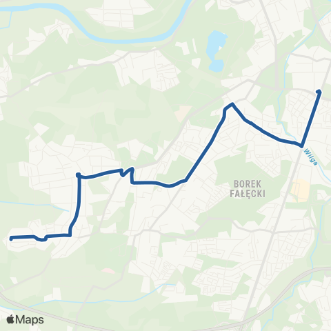 ZTP Kraków Łagiewniki ↔ Kozienicka map
