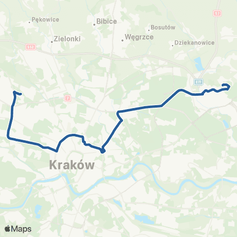 ZTP Kraków 511 map