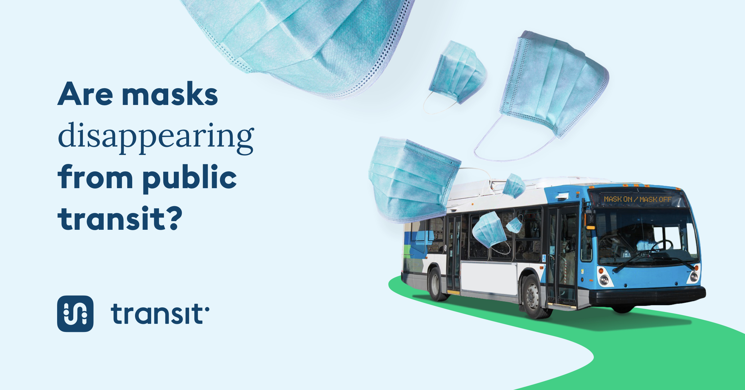 Are masks disappearing from public transit?